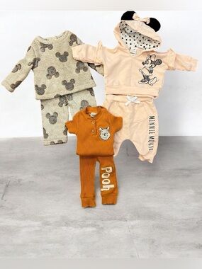 Disney Baby 2 Piece Pants Outfit Bundle